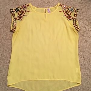 Yellow summer top