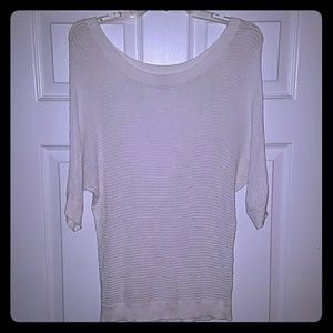 Express holey sweater top- runs large!