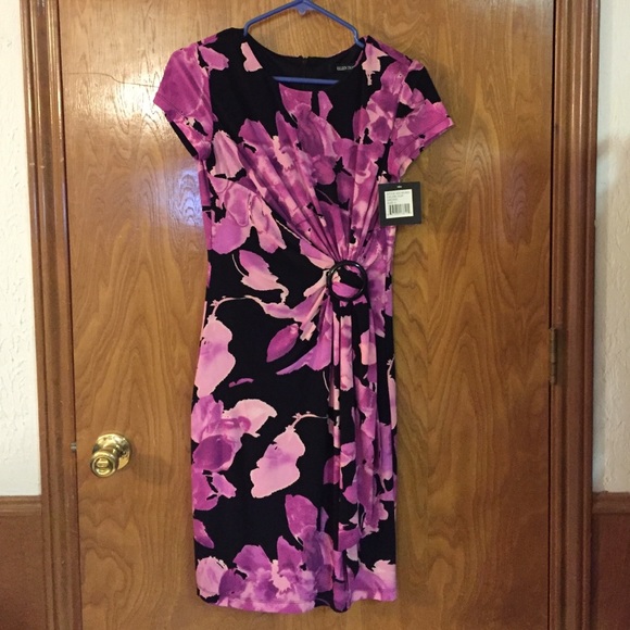 Asymmetrical Draped Jersey Dress