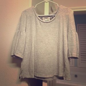 Anthropologie Bell Sleeve Top