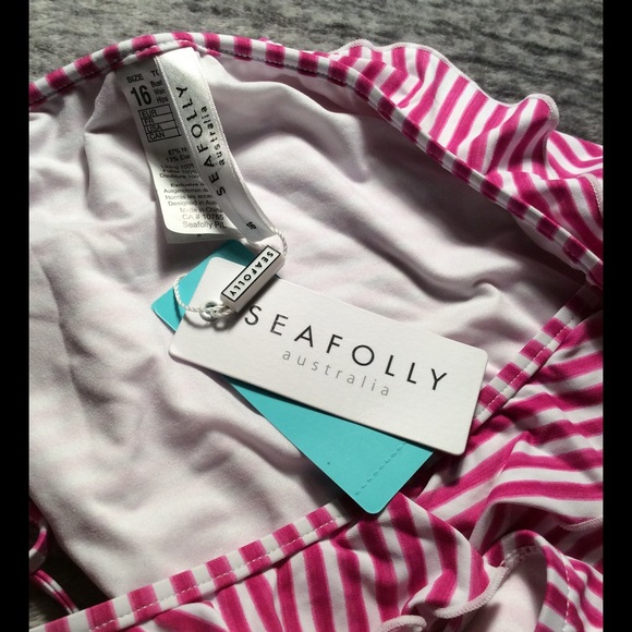 NWT seafolly ruffle bikini bottom size 12 - Picture 4 of 5