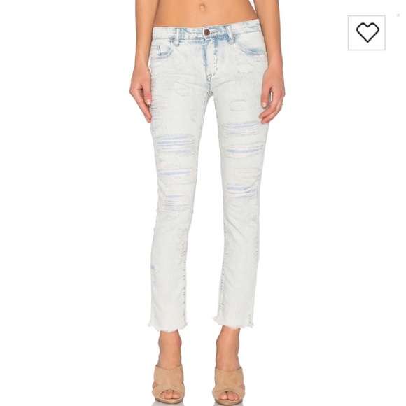BlankNYC Distressed Skinny Jeans
