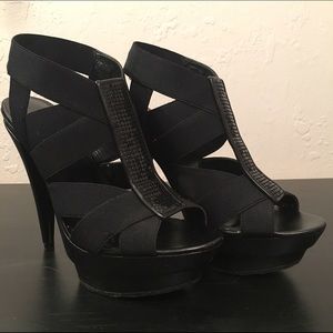 Jessica Simpson Black High Heels