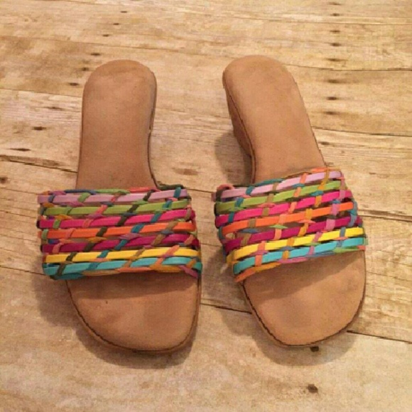 Italian shoemakers wedge sandals