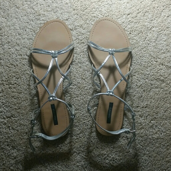 PRICE DROP Forever 21 Silver Sandals