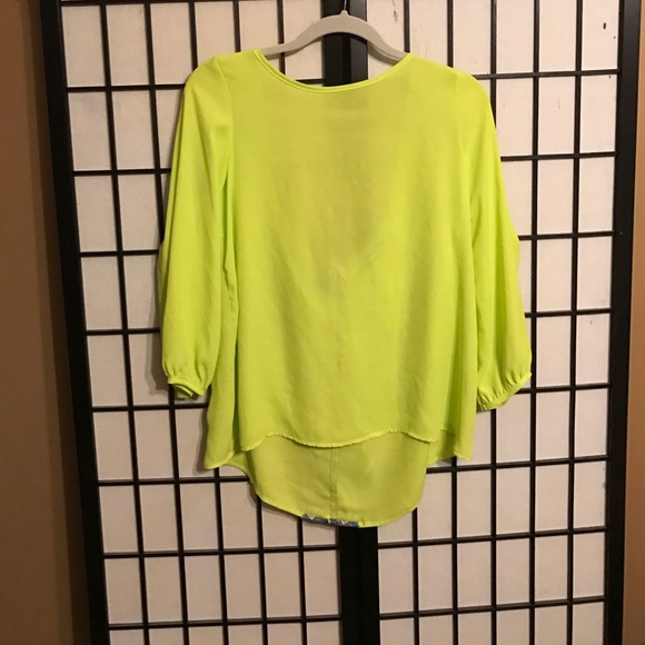 Lime green shirt with Aztec bow!!