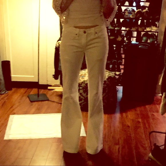 White flare jeans, BCBG