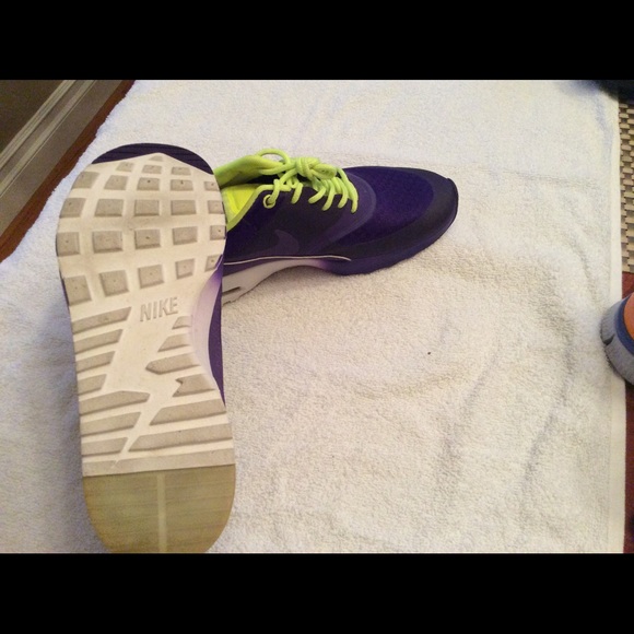 Nike Thea purple and neon yellow, limited edition - Picture 2 of 3