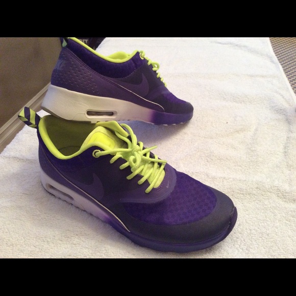 Nike Thea purple and neon yellow, limited edition - Picture 3 of 3