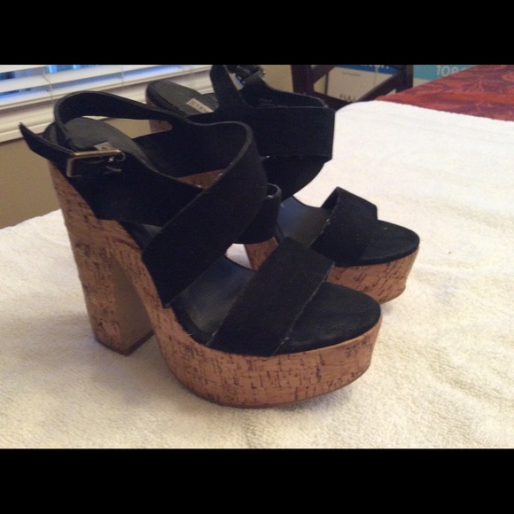 Steve Madden chunky heels, used once - Picture 1 of 3