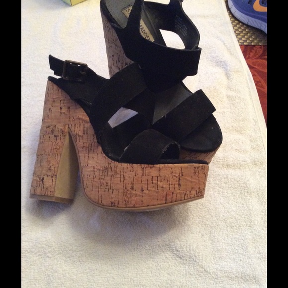 Steve Madden chunky heels, used once - Picture 3 of 3