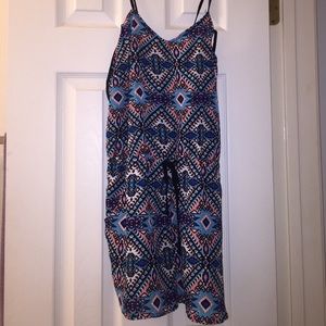 Charlotte Russe multicolored romper
