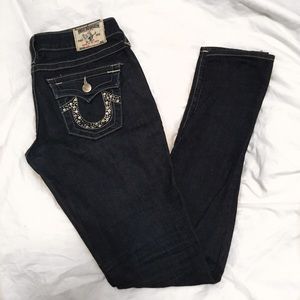 True Religion rhinestoned jeans