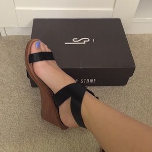 Leila Stone wedges from Justfab