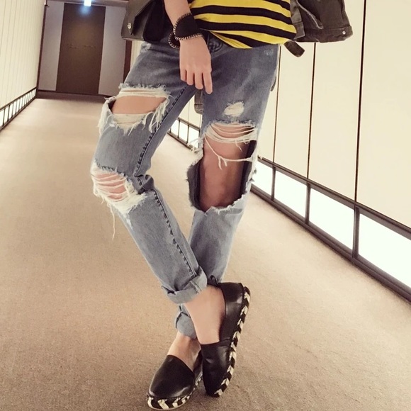 Boutique ripped jeans