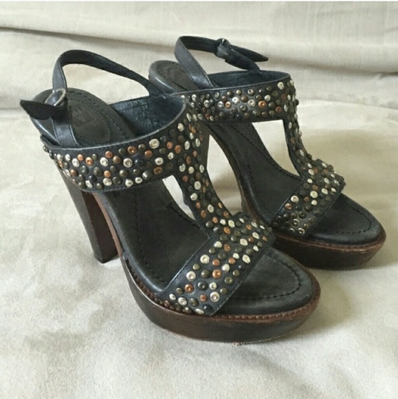 Frye Shoes - FRYE Joy Studded Platform Slingback