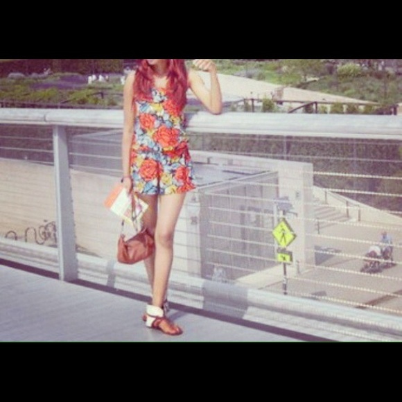 Flower Prints Jumpsuit