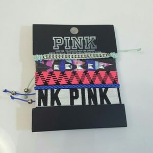 Victoria's secret pink hair ties