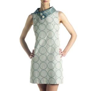 60s MOD MINI DRESS twiggy retro scooter