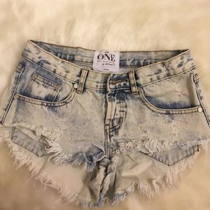 One Teaspoon Denim Bonitas Shorts