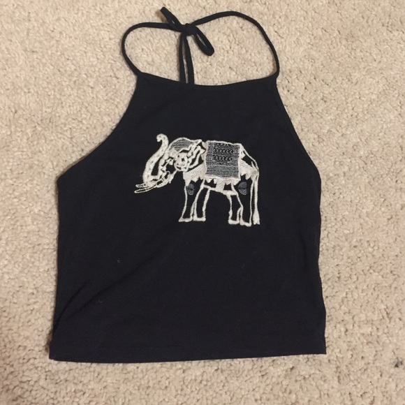 Brandy Melville Elephant Halter Tank