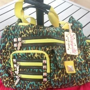 Betsey Johnson cheetah handbag