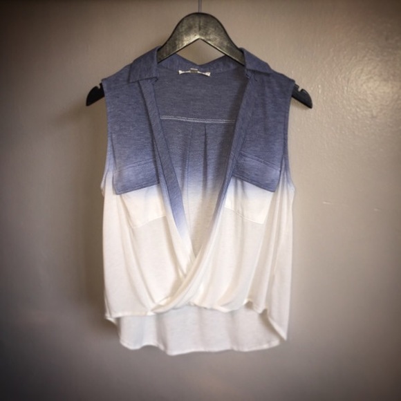 DOUBLE ZERO ombré top