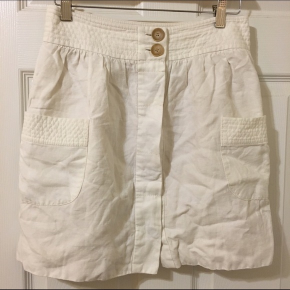 J. Crew button front skirt size 4