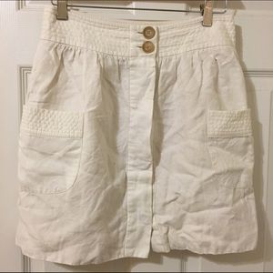 J. Crew button front skirt size 4