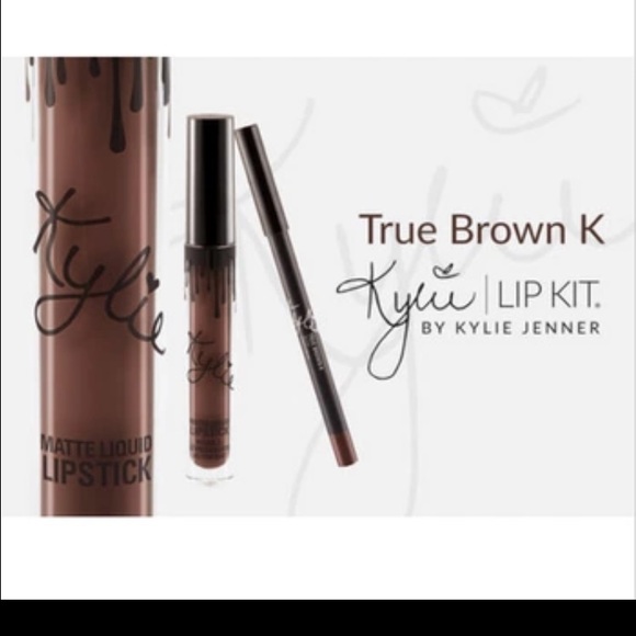 True Brown K Matt lipstick w/liner