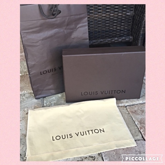 LOUIS VUITTON- Gift Box, Dust Bag & shopping bag.