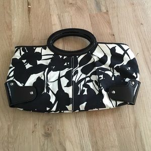Banana Republic black and white purse