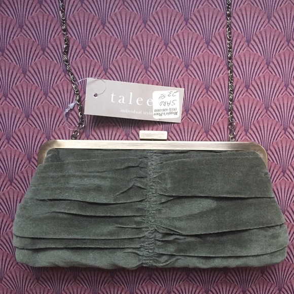 NWT Olive Clutch