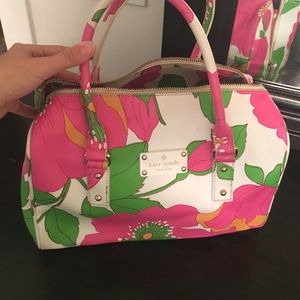 Kate spade floral print purse