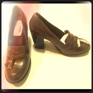 BOC Born leather Oxford heels