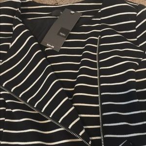 Mossimo blazer jacket xs nwt stripe