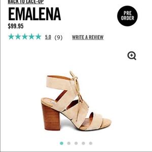 Steve Madden 6.5 Emalena heels