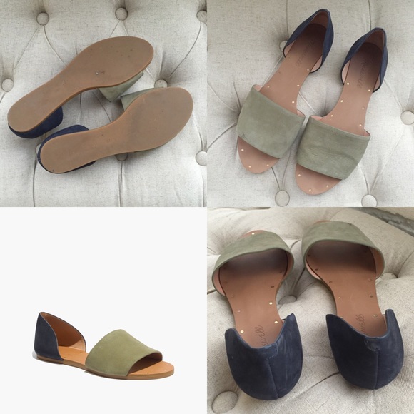 Madewell Thea Sandal in Colorblock 7.5 - Picture 4 of 4