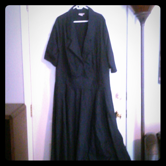 eshakti navy blue 4x 28W dress