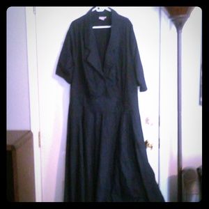 eshakti navy blue 4x 28W dress