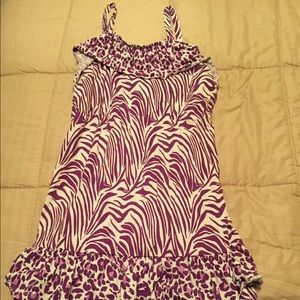 Girls animal print sundress