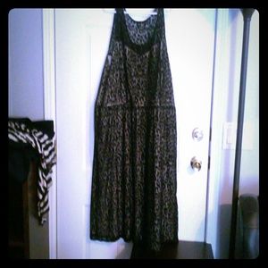 lane bryant leopard print dress