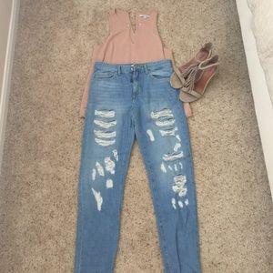 Distressed Boyfriend jeans ❤️