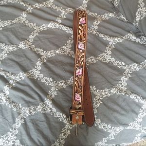 Ariat hand crafted leather belt