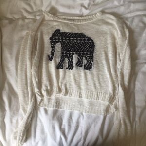 Cropped Sweater 🐘