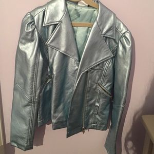 Nice Blue shinny jacket