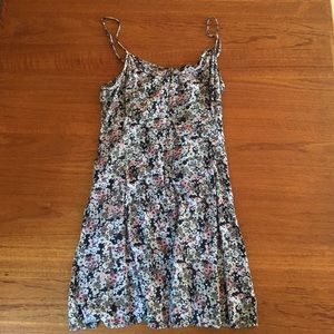 Button down floral dress