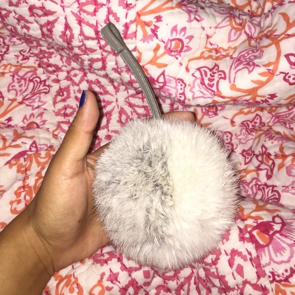 fur ball key chain