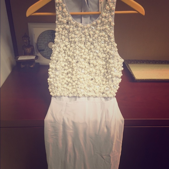 NWT Pearl-Embellished Asos Dress