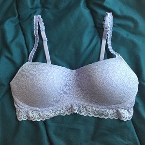 Aerie Padded Bandeau Bralette Periwinkle M